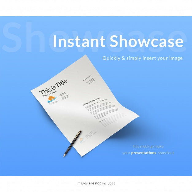 Free Paper Mock Up Psd