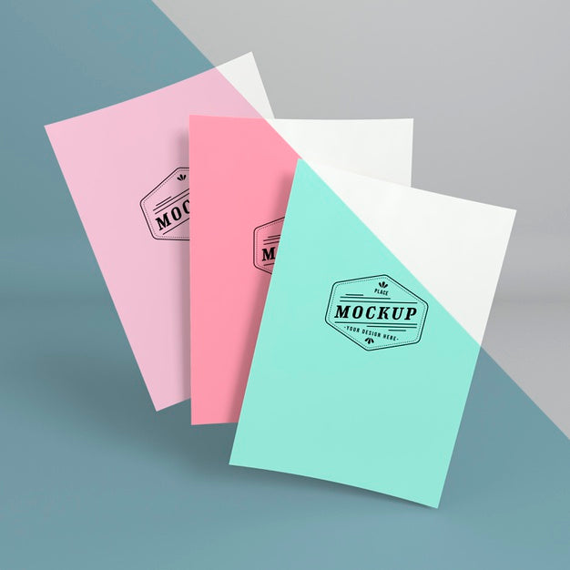 Free Paper Pop Concept Mock-Up Psd