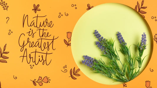 Free Paper Shape With Lavender Inside Psd