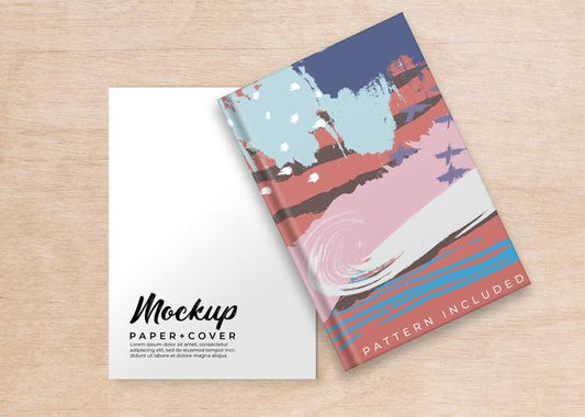 Free Paper Sheet And Book Cover Mockup Psd