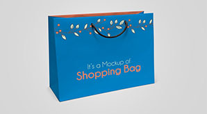 Free Paper Shopping Bag Mockup Psd