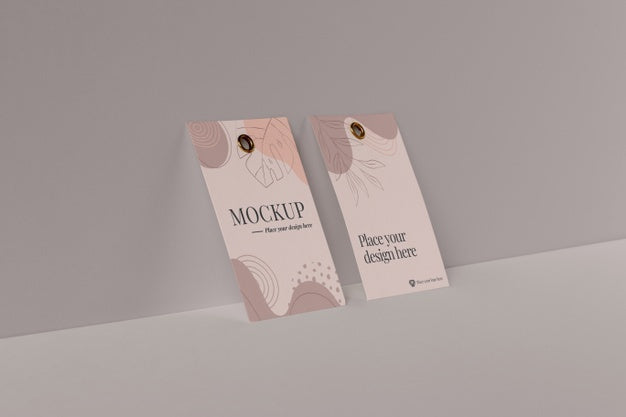Free Paper Tag Design Mockup Psd