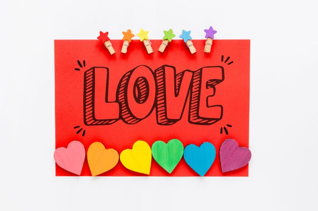 Free Paper With Hooks And Hearts Psd