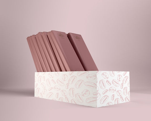 Free Paper Wrapping And Box Designs For Chocolate Psd