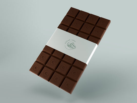 Free Paper Wrapping For Chocolate Tablet Psd