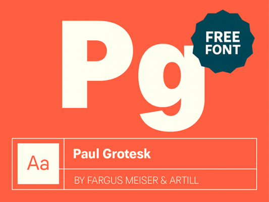 Free Paul Grotesk Modernist font-family