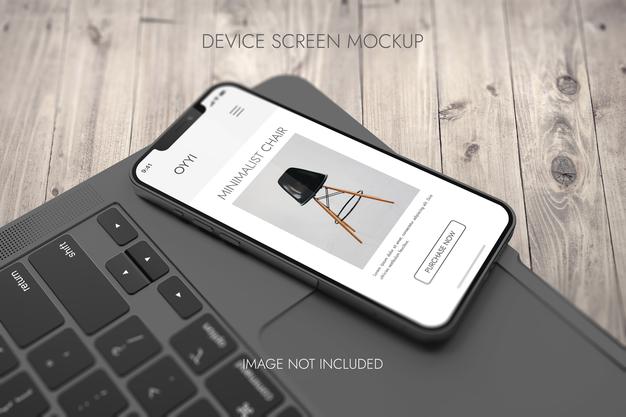 Free Phone Screen - Device Mockup Psd