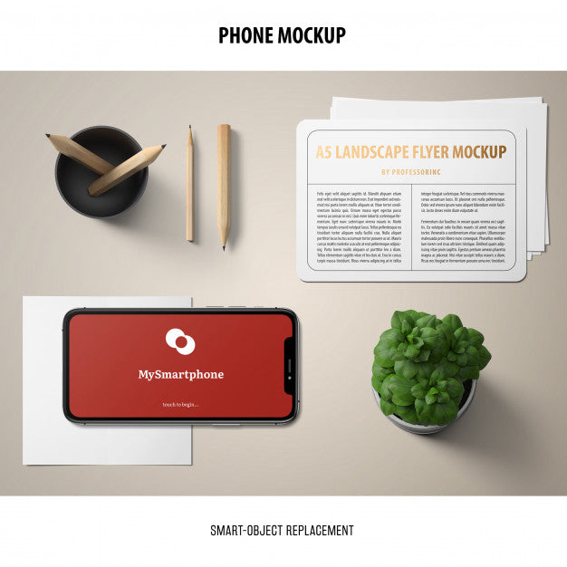 Free Phone Screen Mockup Psd