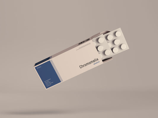 Free Pills Box Packaging Mockup