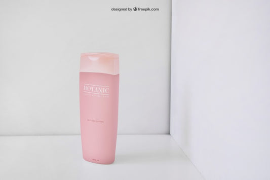 Free Pink Beauty Product Packaging Mockup Psd