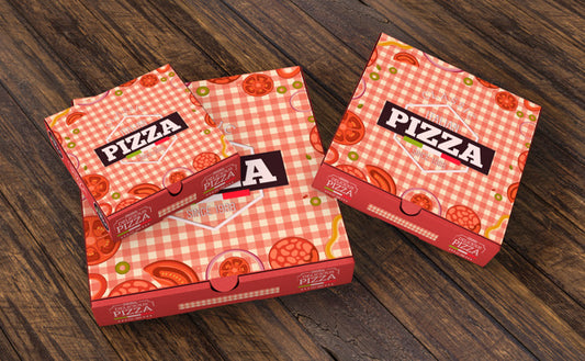 Free Pizza Boxes Mockup In Different Sizes Psd
