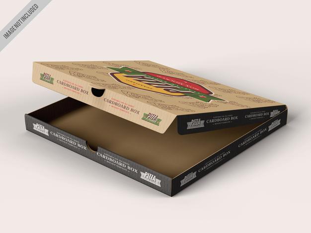 Free Pizza Delivery Package Mockup Psd
