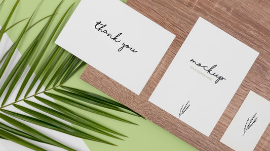 Free Plant, Stationery And Wood Flat Lay Psd