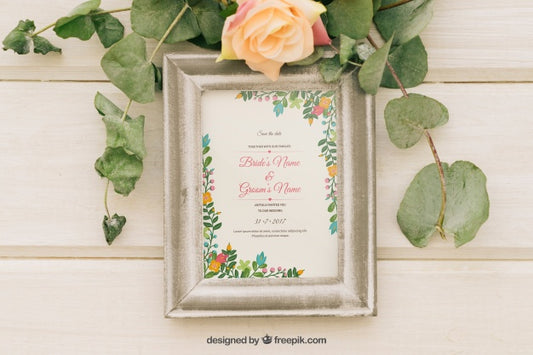 Free Plants, Flower And Frame Psd