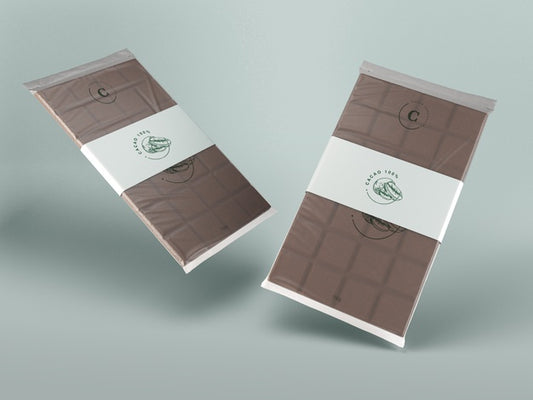 Free Plastic And Paper Wrapping For Chocolate Psd