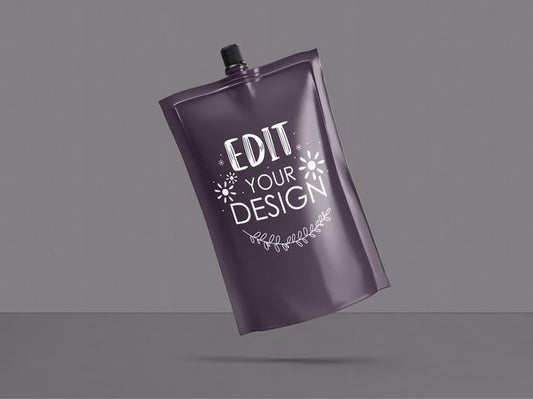 Free Plastic Bag, Foil Pouch Bag Packaging. Package For Branding And Identity. Ready For Your Design Psd