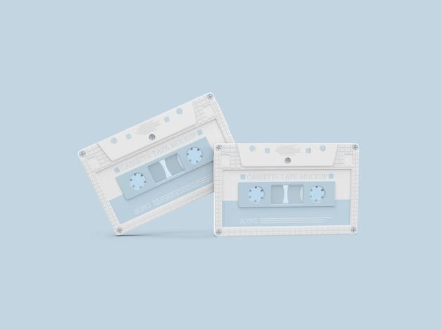 Free Plastic Cassette Tape Mockup Psd