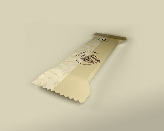 Free Plastic Chocolate Bar Packaging Design Psd
