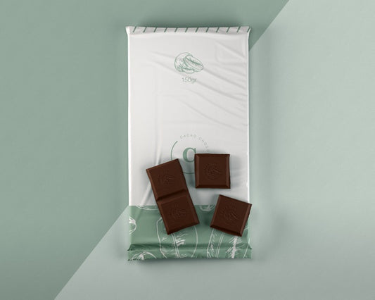 Free Plastic Chocolate Packaging Mock-Up Psd