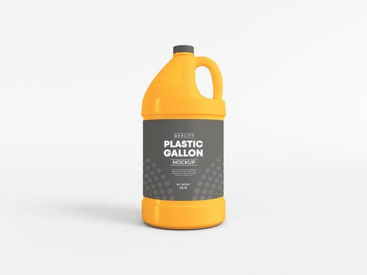 Free Plastic Gallon Mockup Psd