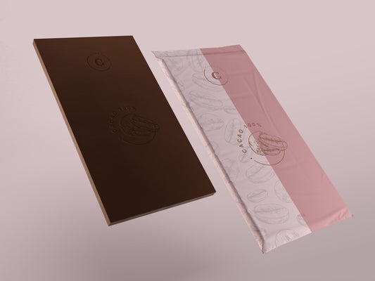 Free Plastic Packaging For Chocolate Tablet Psd