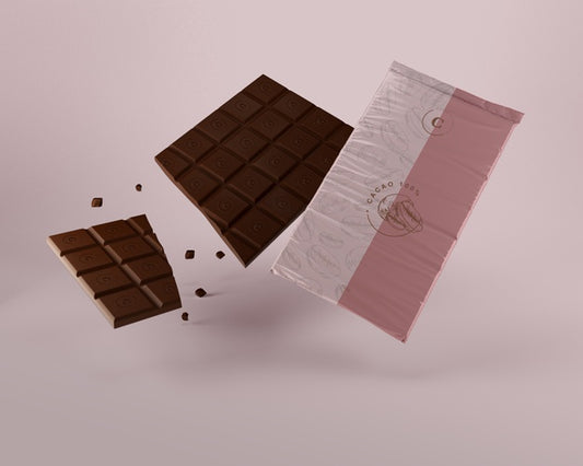 Free Plastic Wrap For Chocolate Tablet Psd