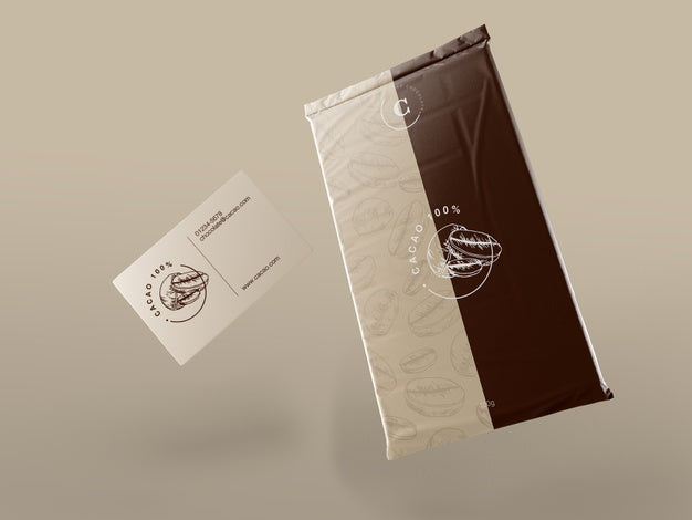 Free Plastic Wrapping For Chocolate Tablet Psd