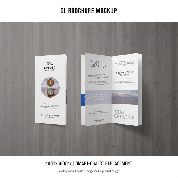 Free Portrait Dl Brochure Mockup Psd