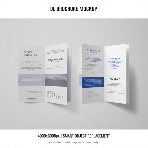 Free Portrait Dl Brochure Mockup Psd