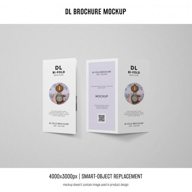 Free Portrait Dl Brochure Mockup Psd