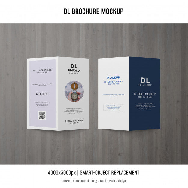 Free Portrait Dl Brochure Mockup Psd