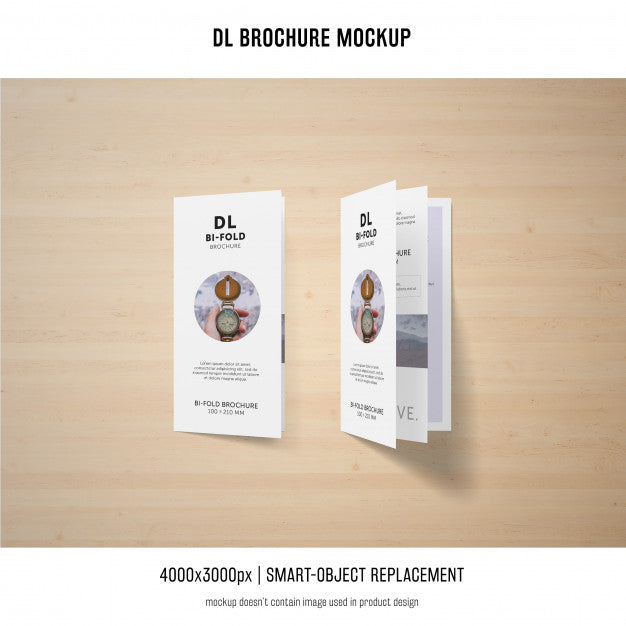 Free Portrait Dl Brochure Mockup Psd