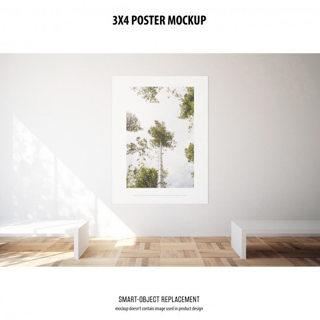 Free Poster Mockup Psd