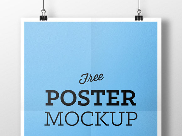 Free Poster Mockup Psd