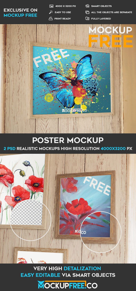 Free Poster – Psd Mockup