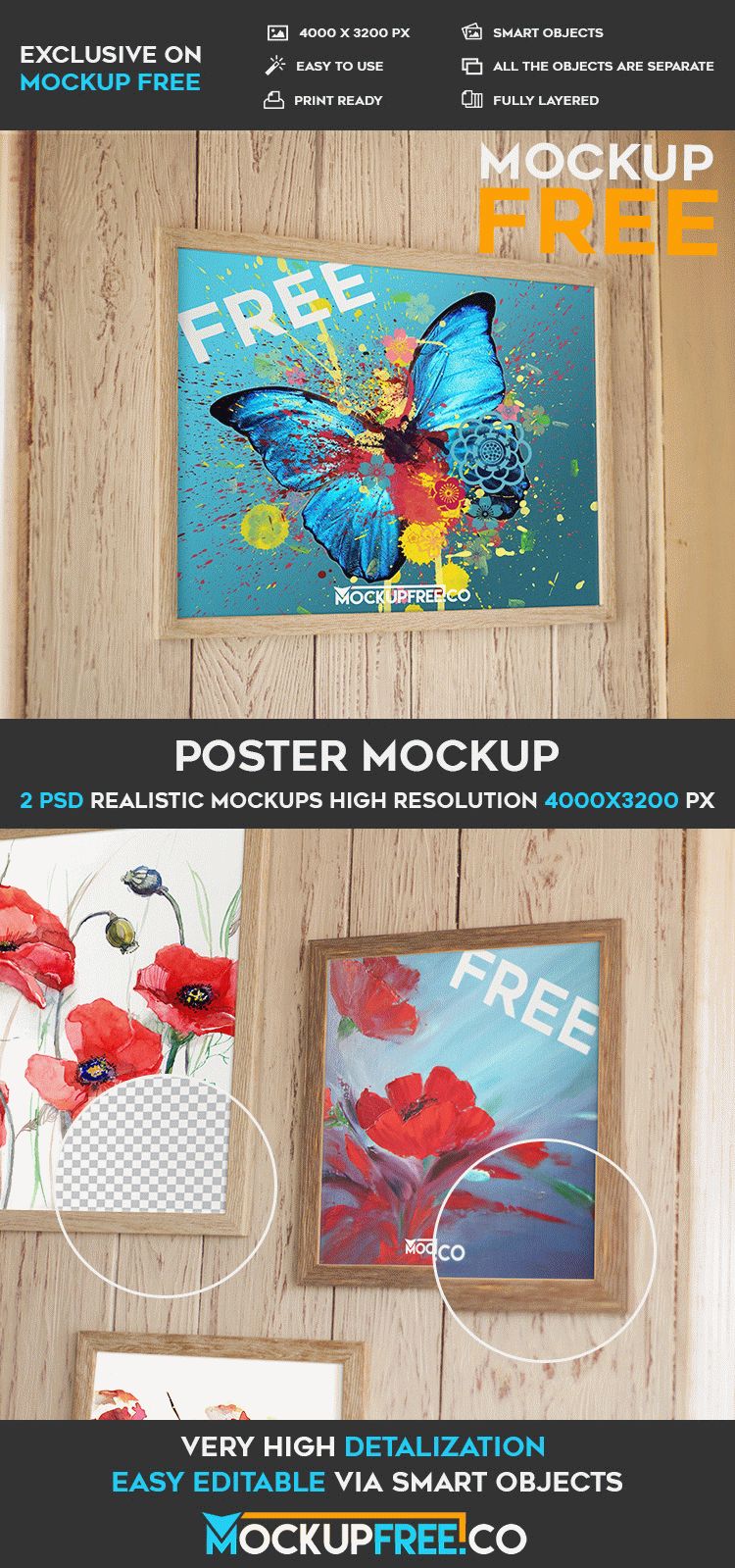 Free Poster – Psd Mockup