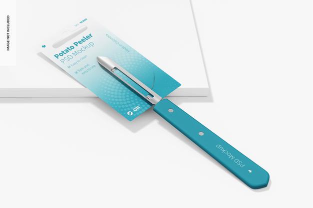 Free Potato Peeler Mockup Psd