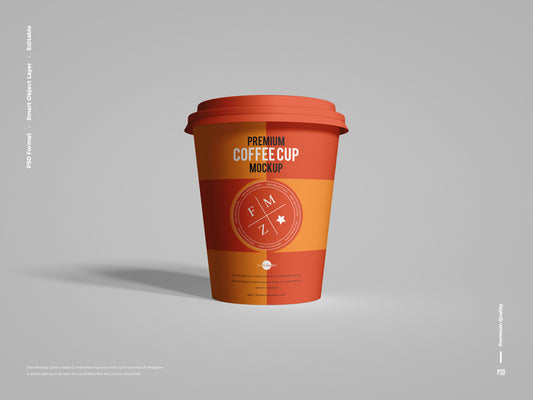 Premium PSD  Free psd mockup two colorful cups with different