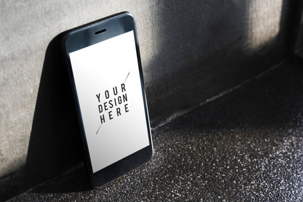 Free Premium Mobile Phone Screen Mockup Template Psd