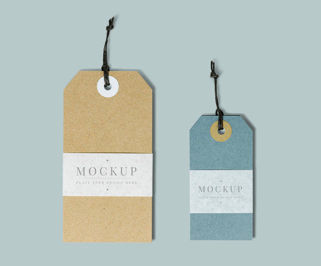 Free Premium Quality Clothing Label Mockup Psd