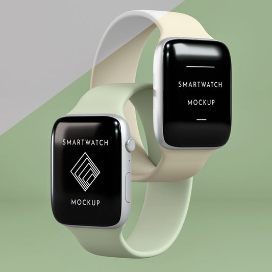 Free Presentation For Smartwatches With Screen Mock-Up Psd