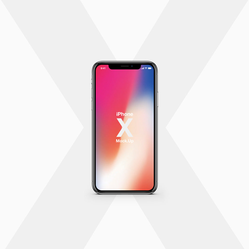 Free Clean iPhone X Psd Mockup Vector