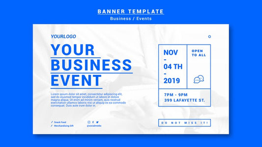 Free Professional Business Banner Template Psd