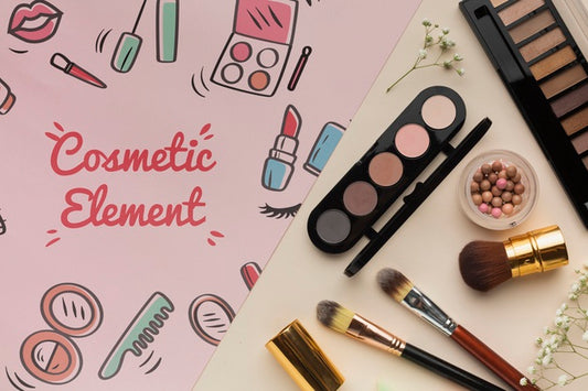 Free Professional Products For Makeup Psd