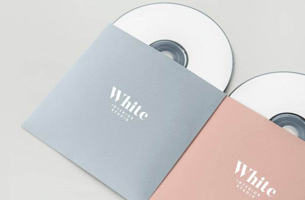 Free Promotional Material Cd Package Mockup Psd