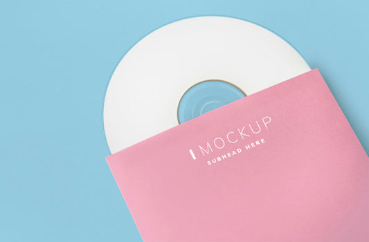 Free Promotional Material Cd Package Mockup Psd