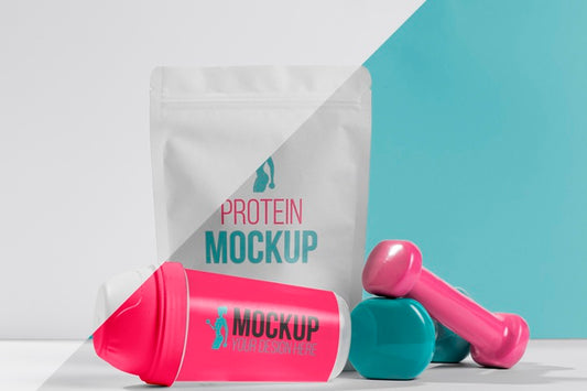 Free Protein Powder Bag And Weights Psd