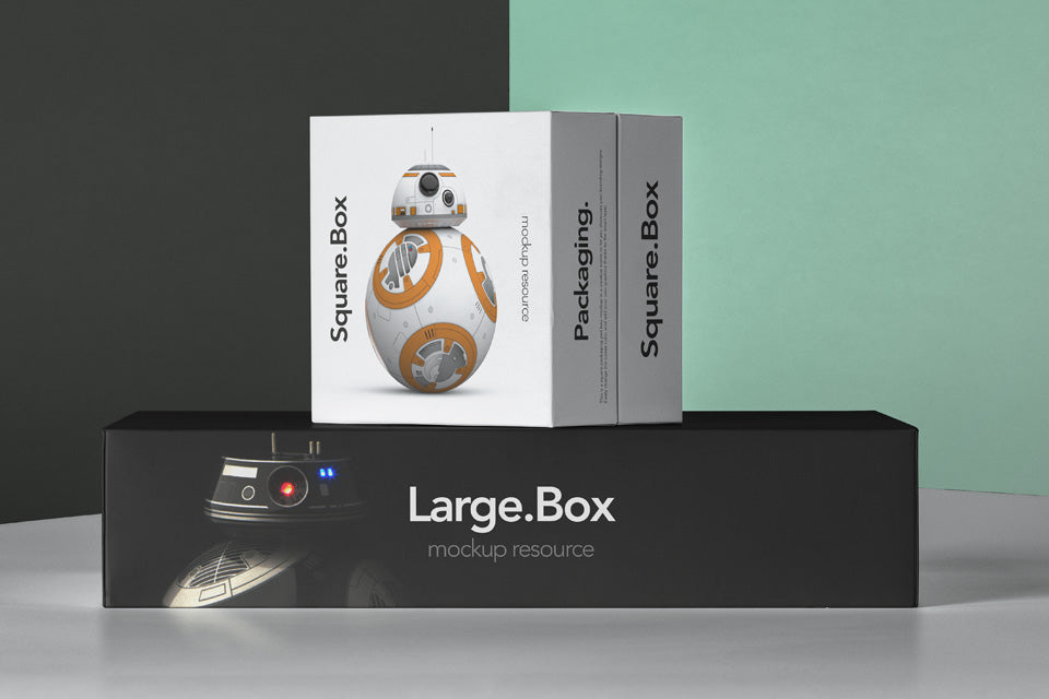 Free Psd Boxes Packaging Pack Mockup 4