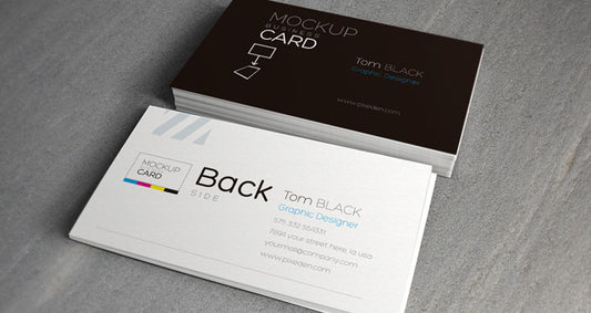 Free Psd Business Card Mock-Up Vol 2