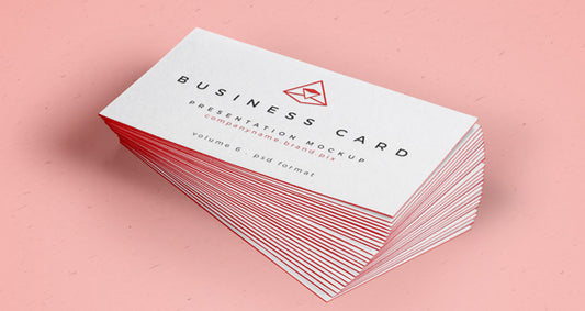 Free Psd Business Card Mock-Up Vol26